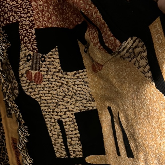 SALE!! ONE OF A KIND: Vintage Cat lover Sweater Coat - Picture 5 of 8